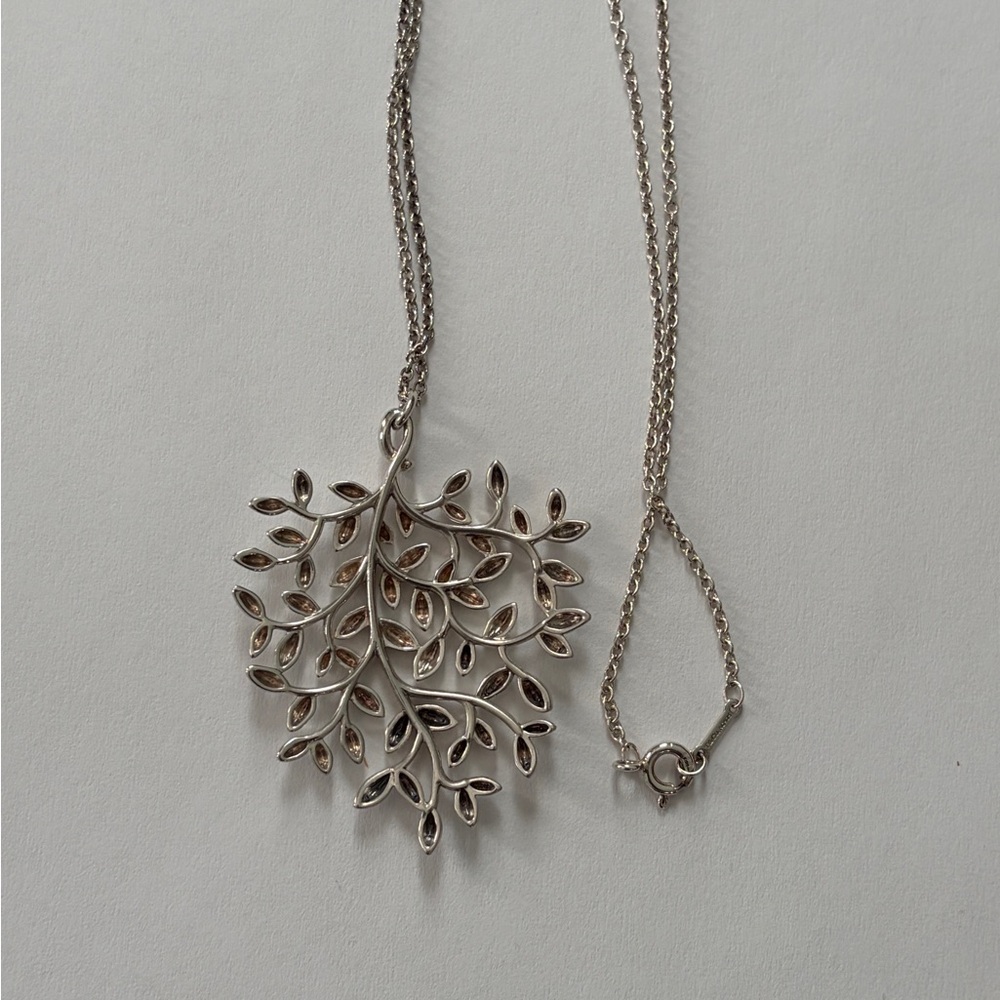 Tiffany & Co. Silver Leaf Necklace - Picture 6 of 6